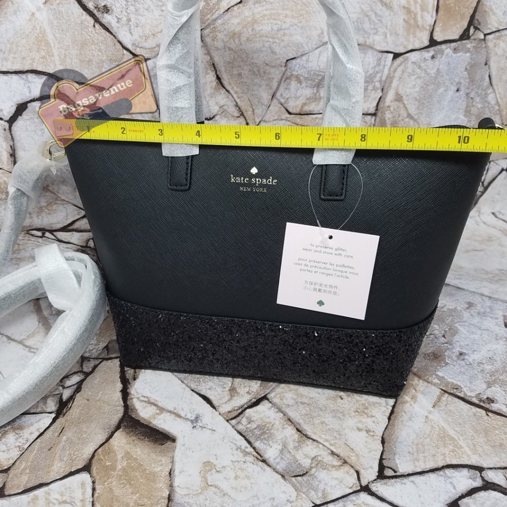 #bagsavenue ina greta satchel crossbody black neda wallet grey Kate Spade - Picture 6 of 16